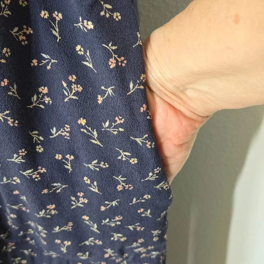 MADEWELL easy midi dress in spring fling Sz S - Picture 5 of 11